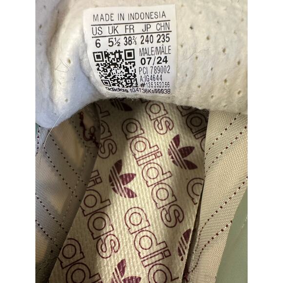 Adidas Samba OG sneaker in "Dash Grey" Mens Size 9‎ White Gum Sole UK Size 7.5 - Picture 16 of 16